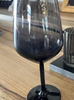 Black Wine Glass