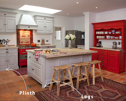 Construction - Milestone Kitchen with different base constructions