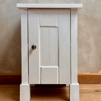 White Bedside Table